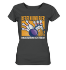 Kegeln und Bier - Ladies Organic Shirt - Objectzz