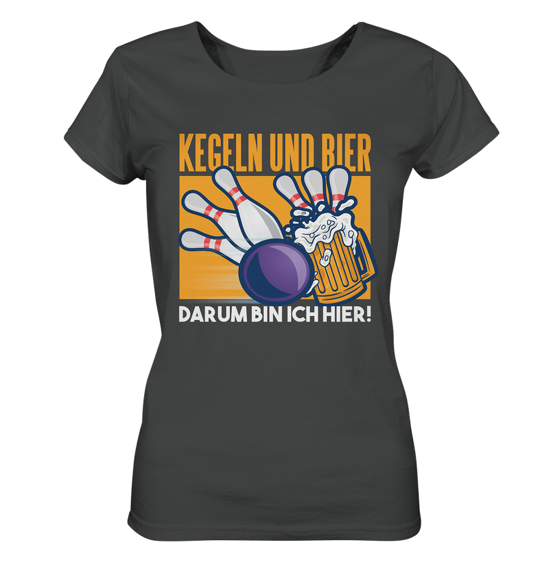 Kegeln und Bier - Ladies Organic Shirt - Objectzz