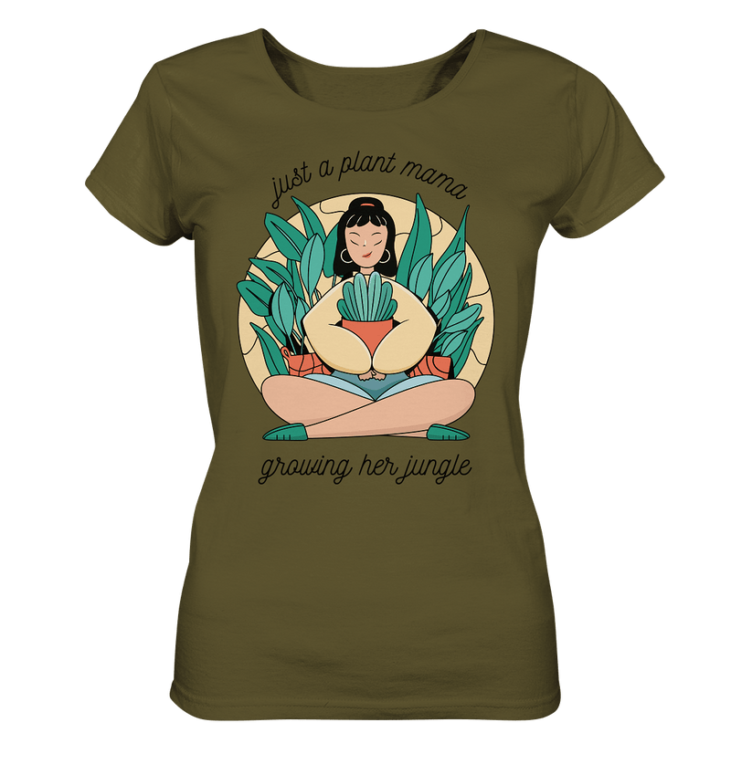 plant Mama - Ladies Organic Shirt, 100 % Bio-Baumwolle - Objectzz