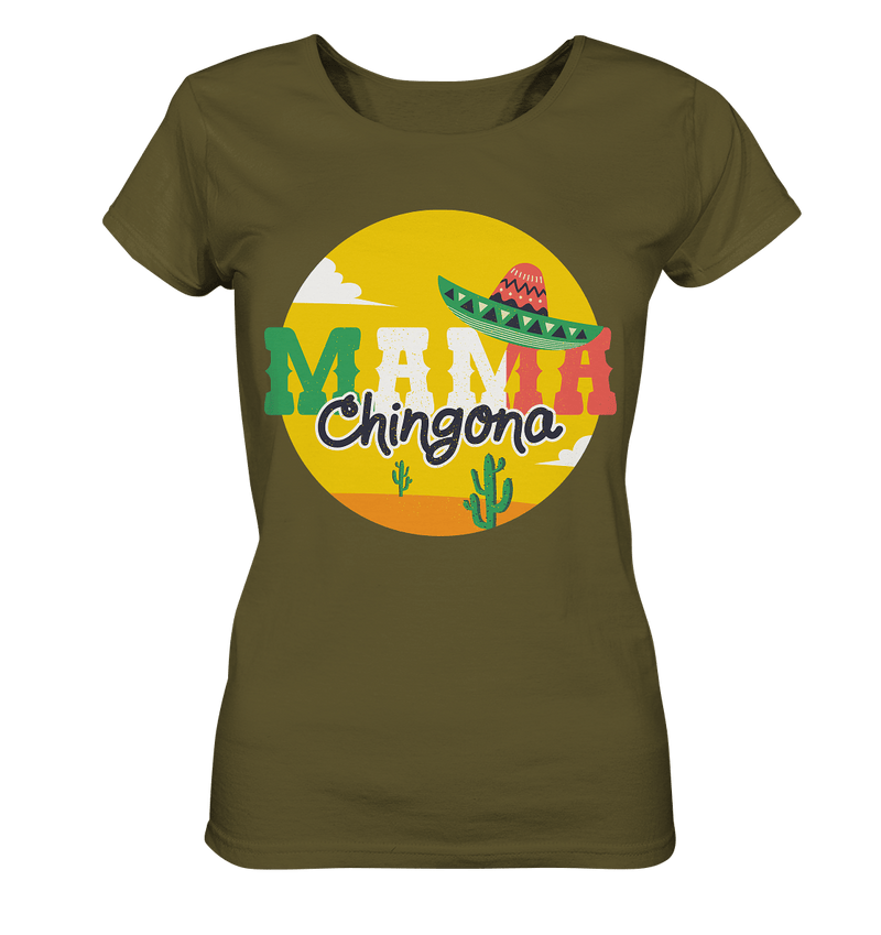 Mama Chingona - Ladies Organic Shirt, 100 % Bio-Baumwolle - Objectzz