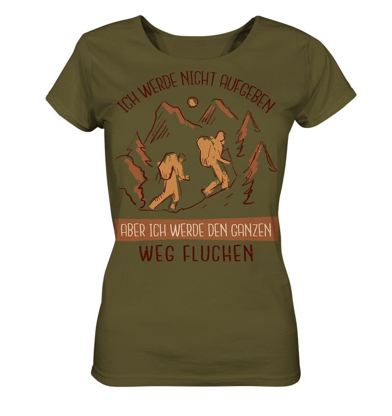 Wandern und Fluchen - Ladies Organic Shirt - Objectzz