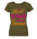Beste Mama im Universum - Ladies Organic Shirt, 100 % Bio-Baumwolle - Objectzz