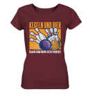 Kegeln und Bier - Ladies Organic Shirt - Objectzz