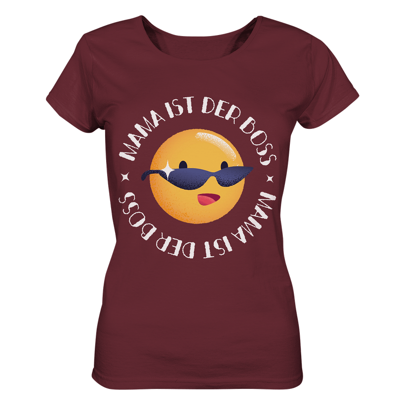 Mama ist der Boss - Ladies Organic Shirt, 100 % Bio-Baumwolle - Objectzz