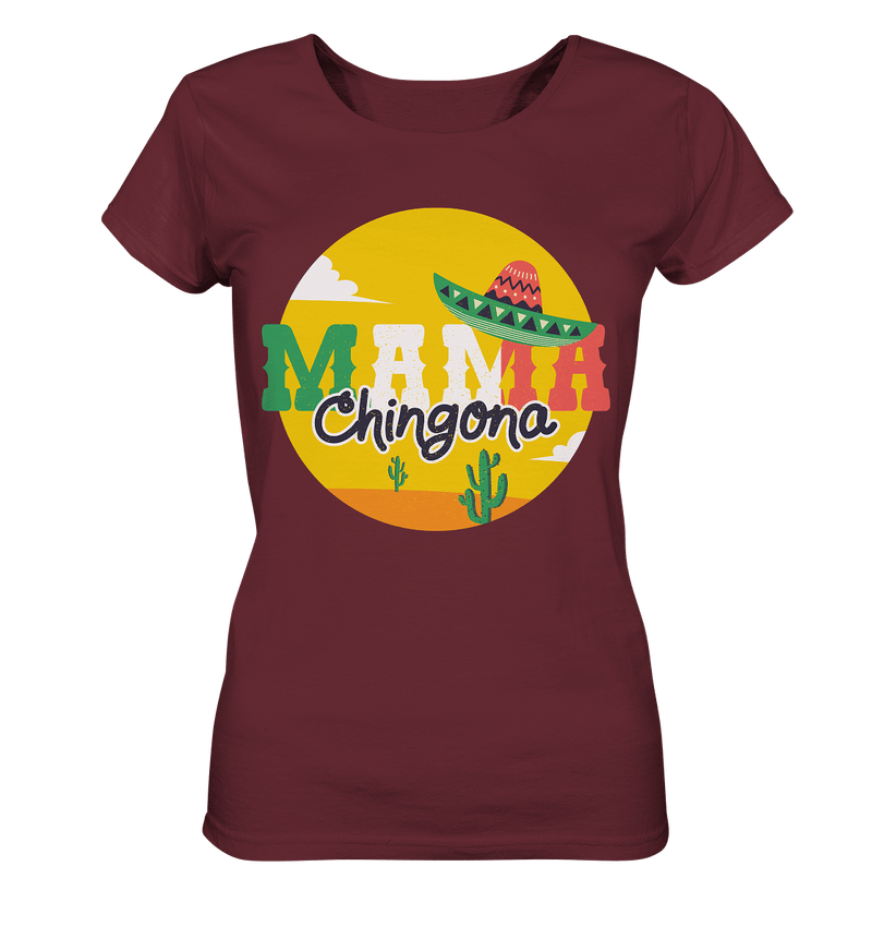 Mama Chingona - Ladies Organic Shirt, 100 % Bio-Baumwolle - Objectzz