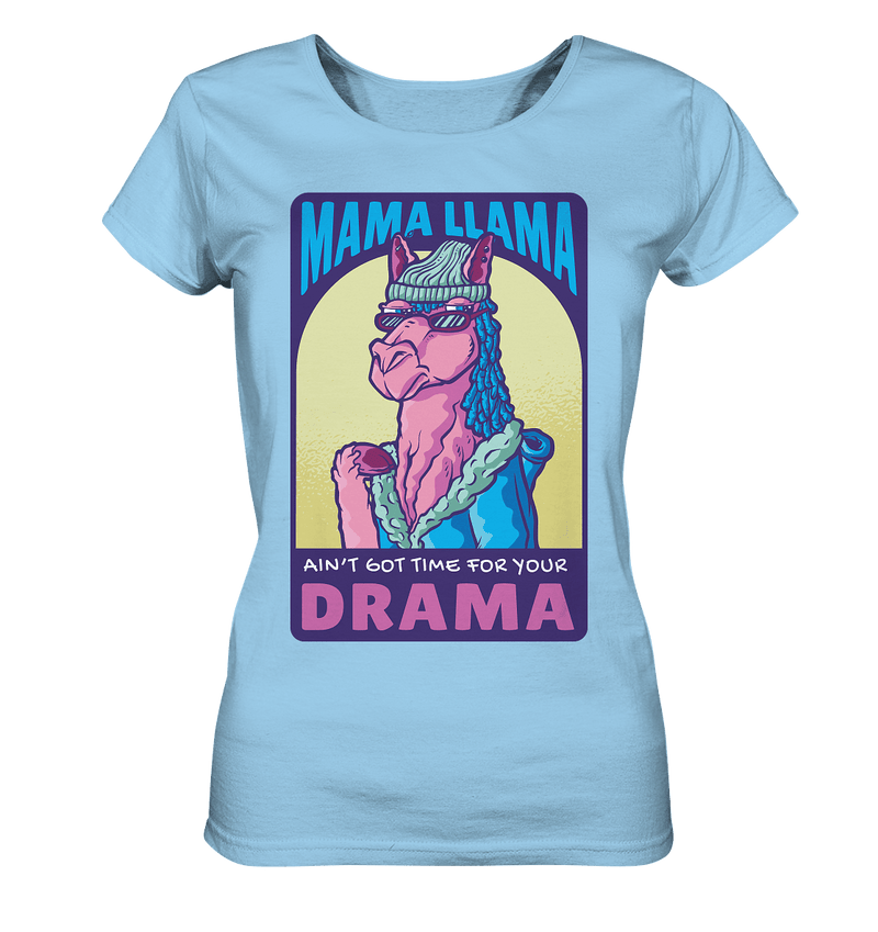 Mama Lama - Ladies Organic Shirt, 100 % Bio-Baumwolle - Objectzz