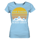 Mehr Wandern - Ladies Organic Shirt - Objectzz