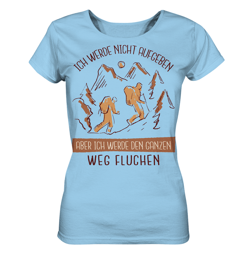 Wandern und Fluchen - Ladies Organic Shirt - Objectzz