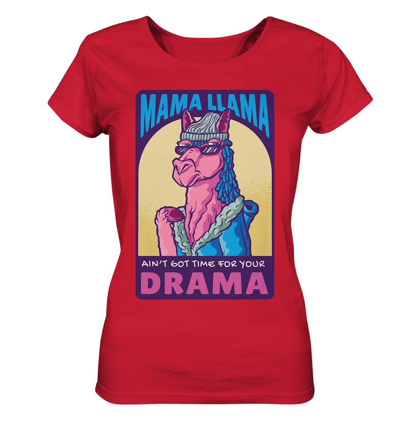 Mama Lama - Ladies Organic Shirt, 100 % Bio-Baumwolle - Objectzz