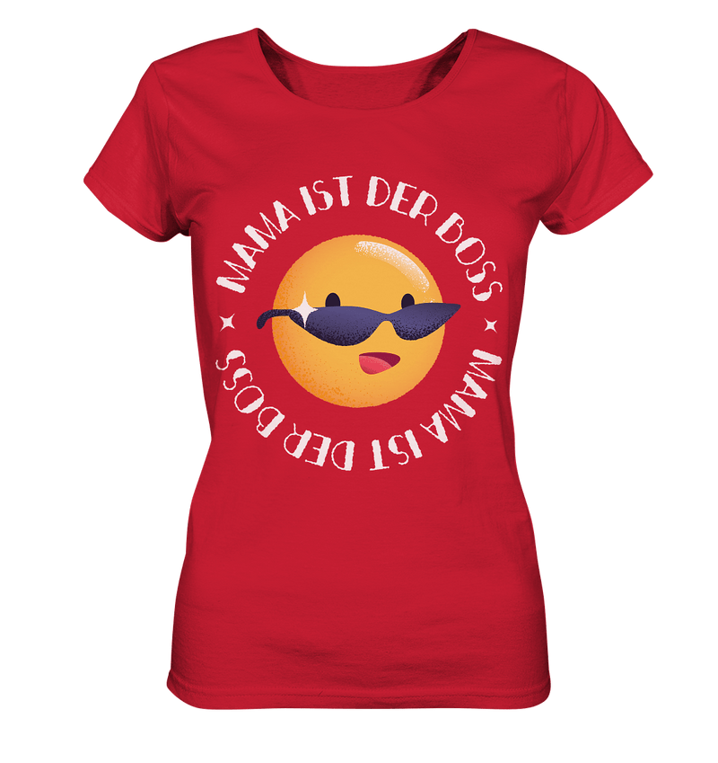 Mama ist der Boss - Ladies Organic Shirt, 100 % Bio-Baumwolle - Objectzz