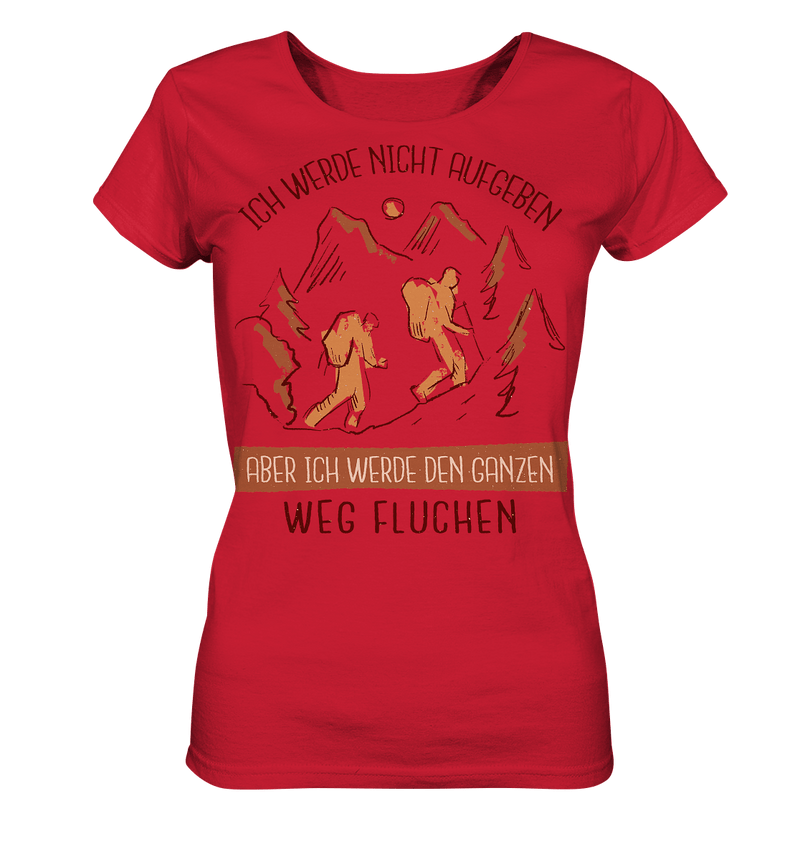 Wandern und Fluchen - Ladies Organic Shirt - Objectzz