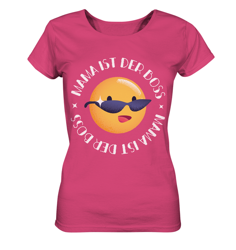 Mama ist der Boss - Ladies Organic Shirt, 100 % Bio-Baumwolle - Objectzz