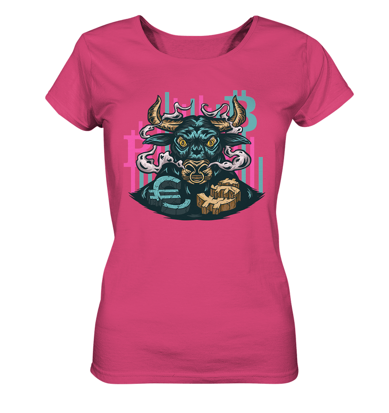 Bitcoin Bull - Ladies Organic Shirt - Objectzz