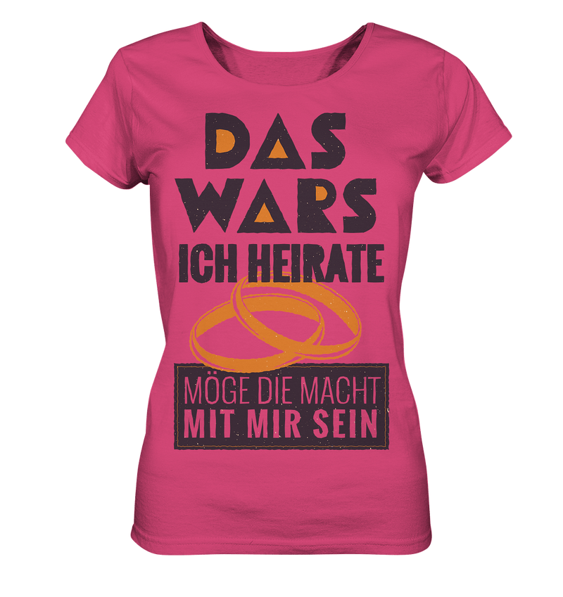 Das Wars - Ladies Organic Shirt - Objectzz