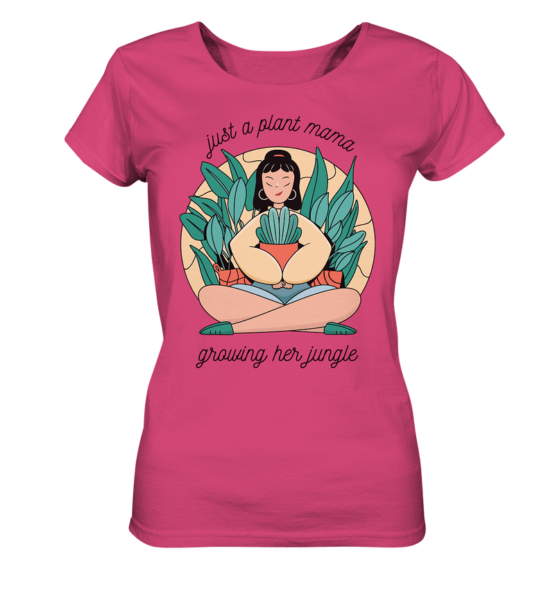 plant Mama - Ladies Organic Shirt, 100 % Bio-Baumwolle - Objectzz