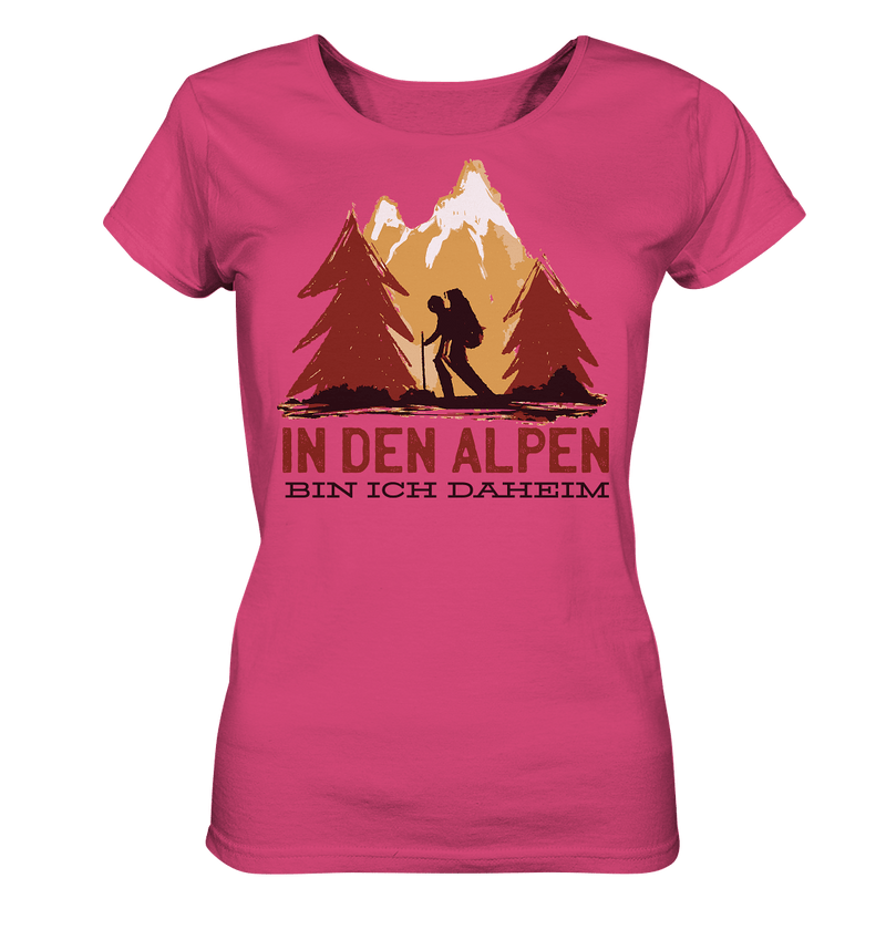 In den Alpen - Ladies Organic Shirt, 100 % Bio-Baumwolle - Objectzz