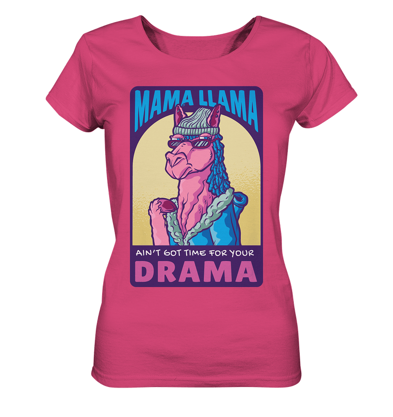 Mama Lama - Ladies Organic Shirt, 100 % Bio-Baumwolle - Objectzz