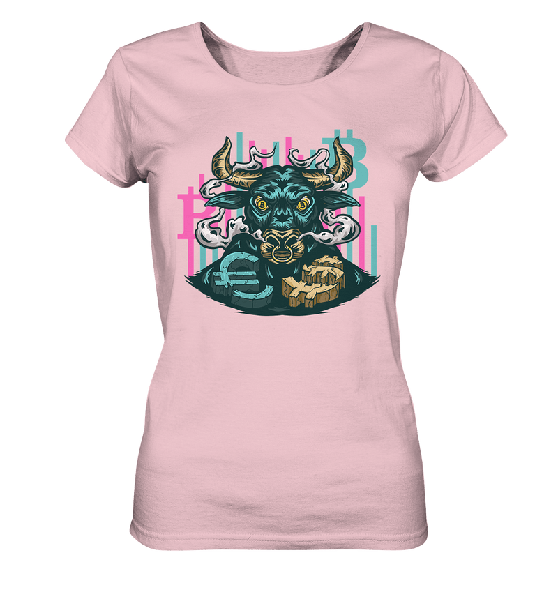 Bitcoin Bull - Ladies Organic Shirt - Objectzz