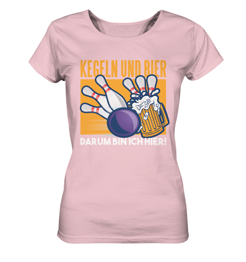 Kegeln und Bier - Ladies Organic Shirt - Objectzz