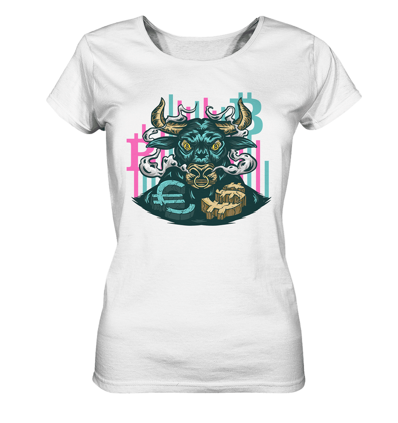 Bitcoin Bull - Ladies Organic Shirt - Objectzz