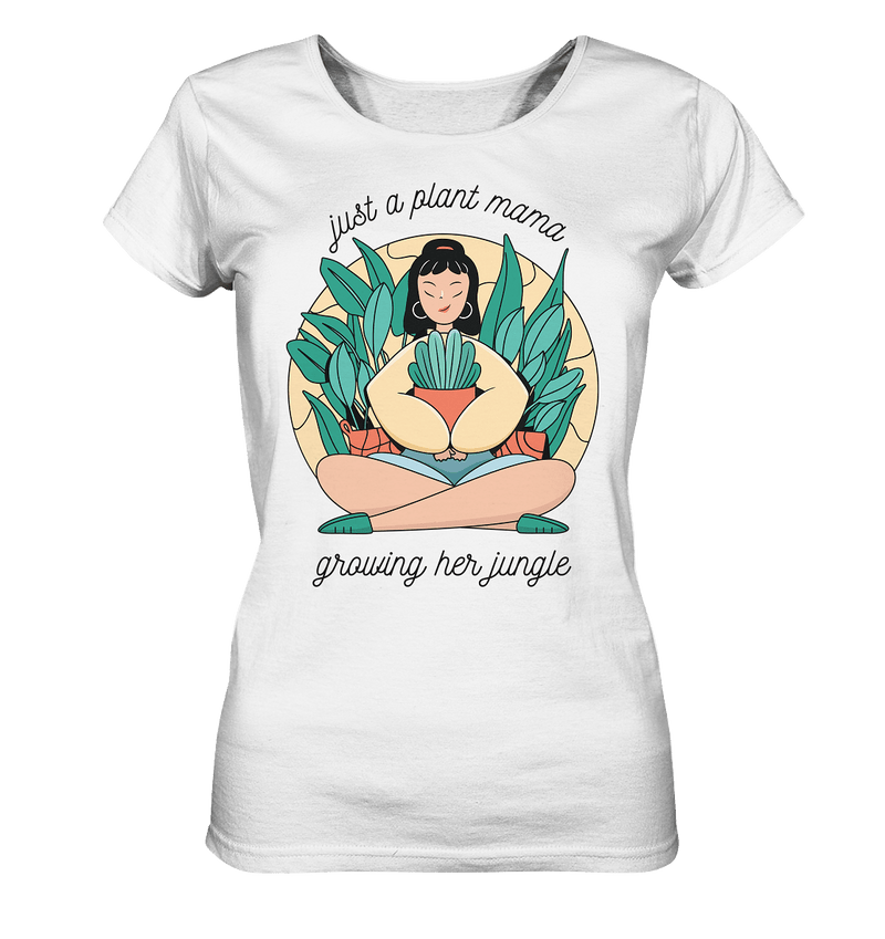 plant Mama - Ladies Organic Shirt, 100 % Bio-Baumwolle - Objectzz