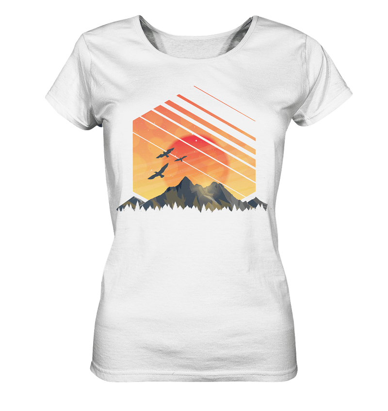 Sonnenuntergang Berge - Ladies Organic Shirt - Objectzz