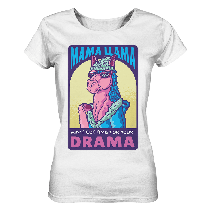 Mama Lama - Ladies Organic Shirt, 100 % Bio-Baumwolle - Objectzz