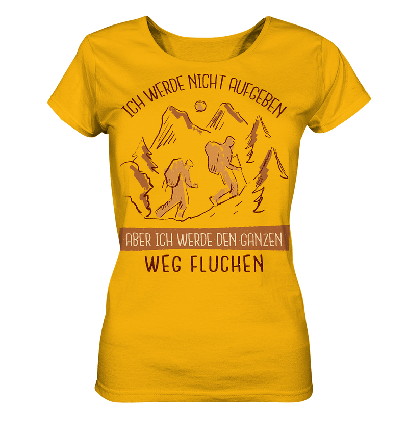 Wandern und Fluchen - Ladies Organic Shirt - Objectzz