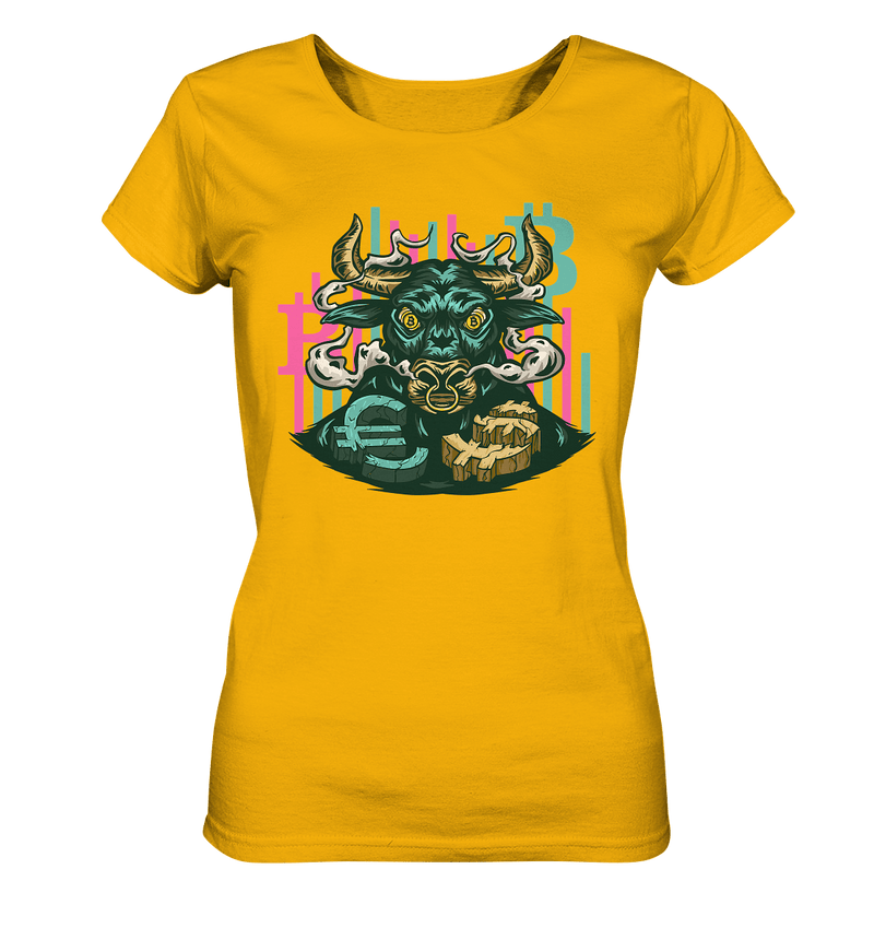 Bitcoin Bull - Ladies Organic Shirt - Objectzz