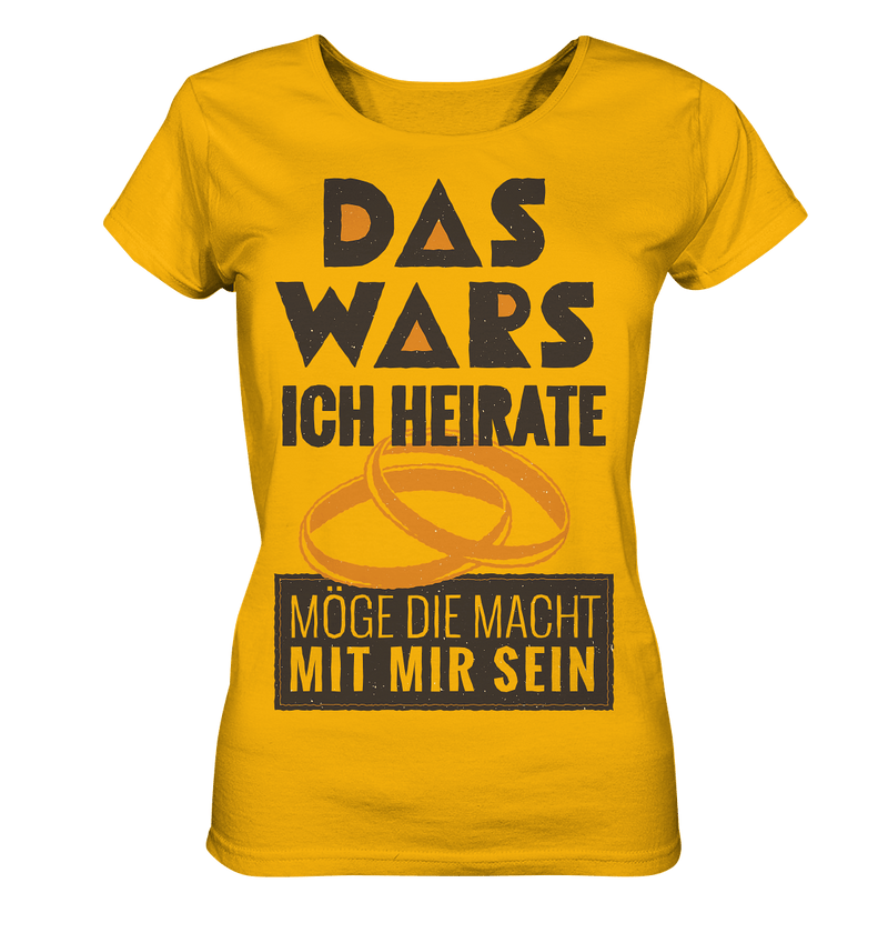 Das Wars - Ladies Organic Shirt - Objectzz