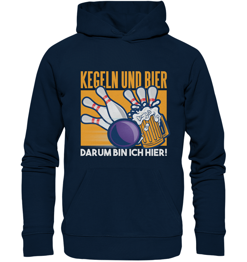 Kegeln und Bier - Organic Basic Hoodie - Objectzz