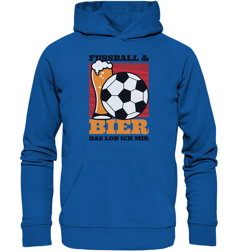 Fußball und Bier - Organic Basic Hoodie - Objectzz