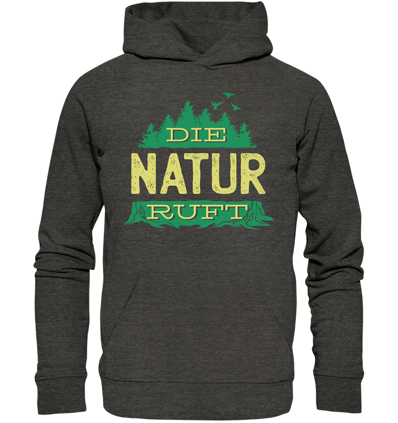 Die Natur ruft - Organic Basic Hoodie - Objectzz