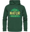 Die Natur ruft - Organic Basic Hoodie - Objectzz