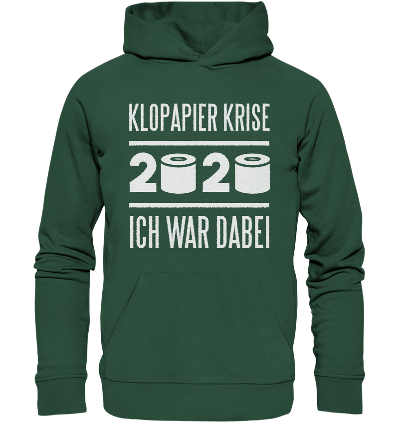 Klopapier 2020 - Organic Basic Hoodie - Objectzz