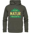 Die Natur ruft - Organic Basic Hoodie - Objectzz