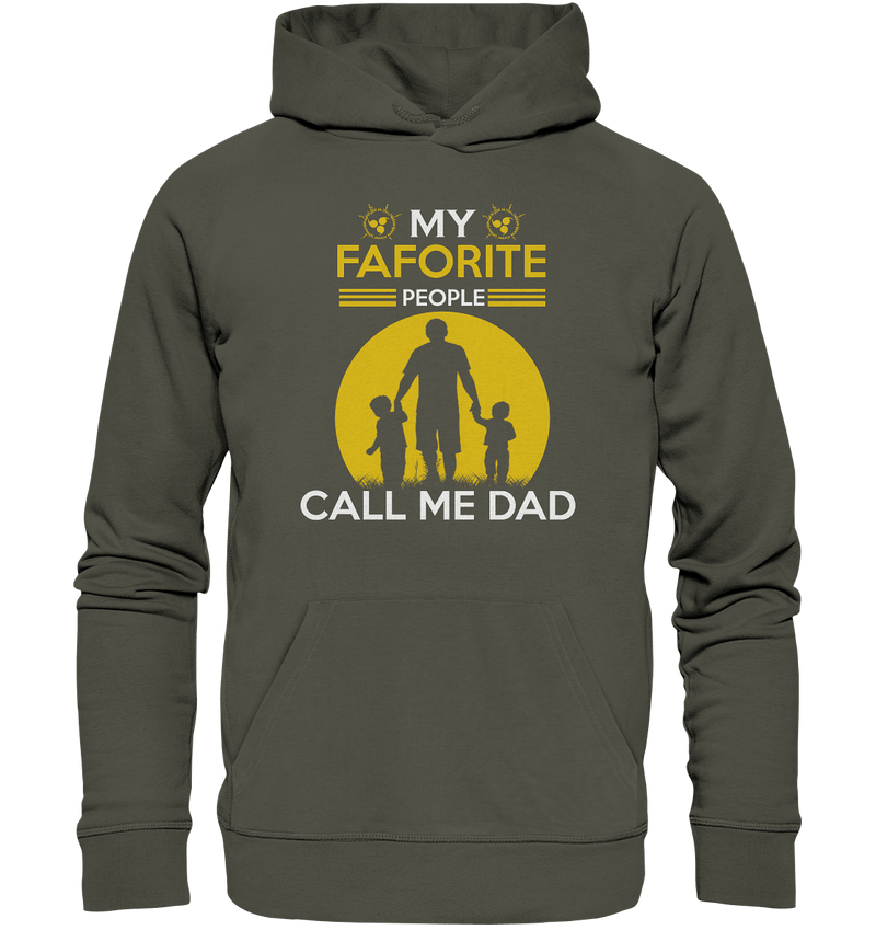 Call me Dad - Organic Basic Hoodie - Objectzz