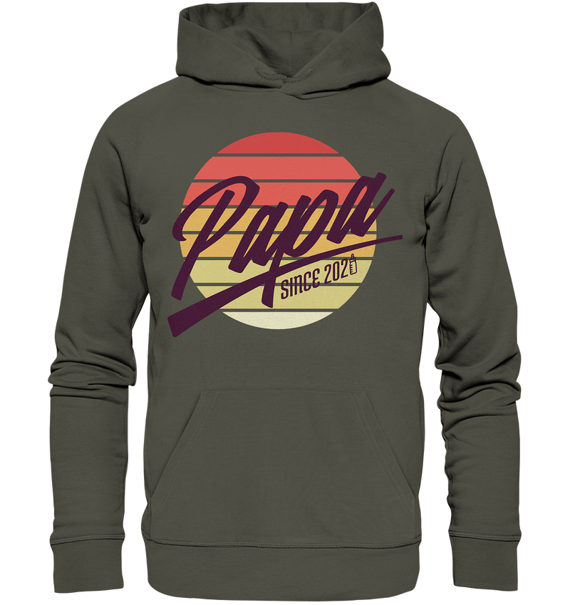 Papa 2021 - Organic Basic Hoodie - Objectzz