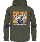 Kegeln und Bier - Organic Basic Hoodie - Objectzz