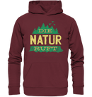 Die Natur ruft - Organic Basic Hoodie - Objectzz