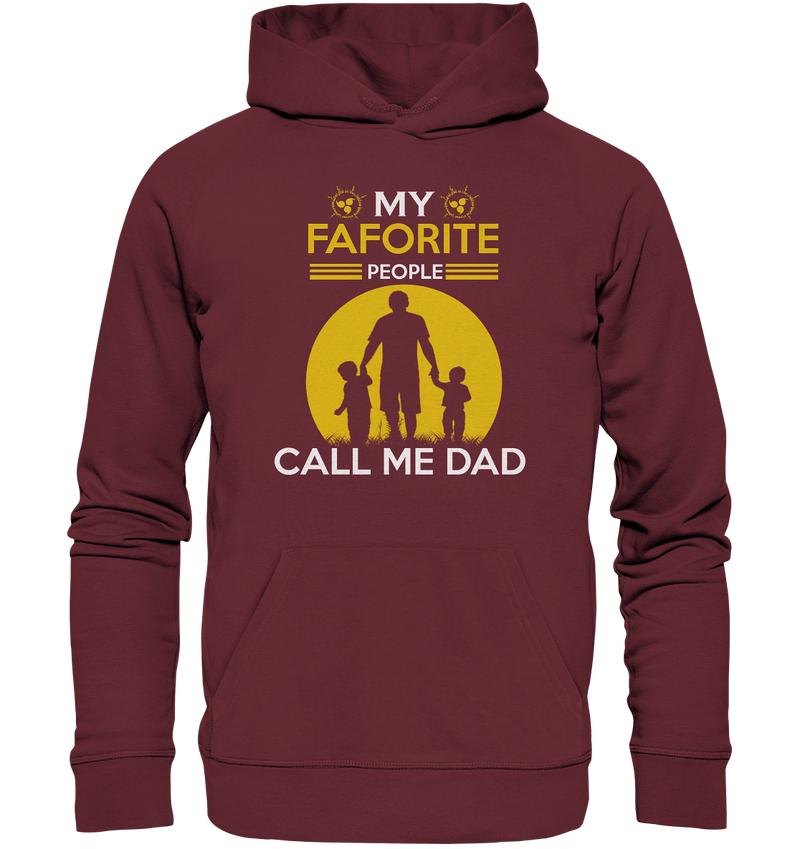 Call me Dad - Organic Basic Hoodie - Objectzz