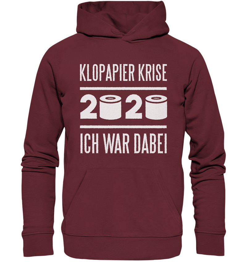 Klopapier 2020 - Organic Basic Hoodie - Objectzz