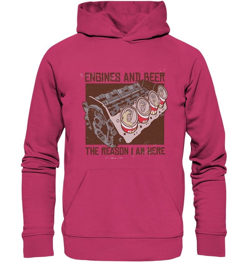 Engines and Bier - Organic Basic Hoodie - Objectzz