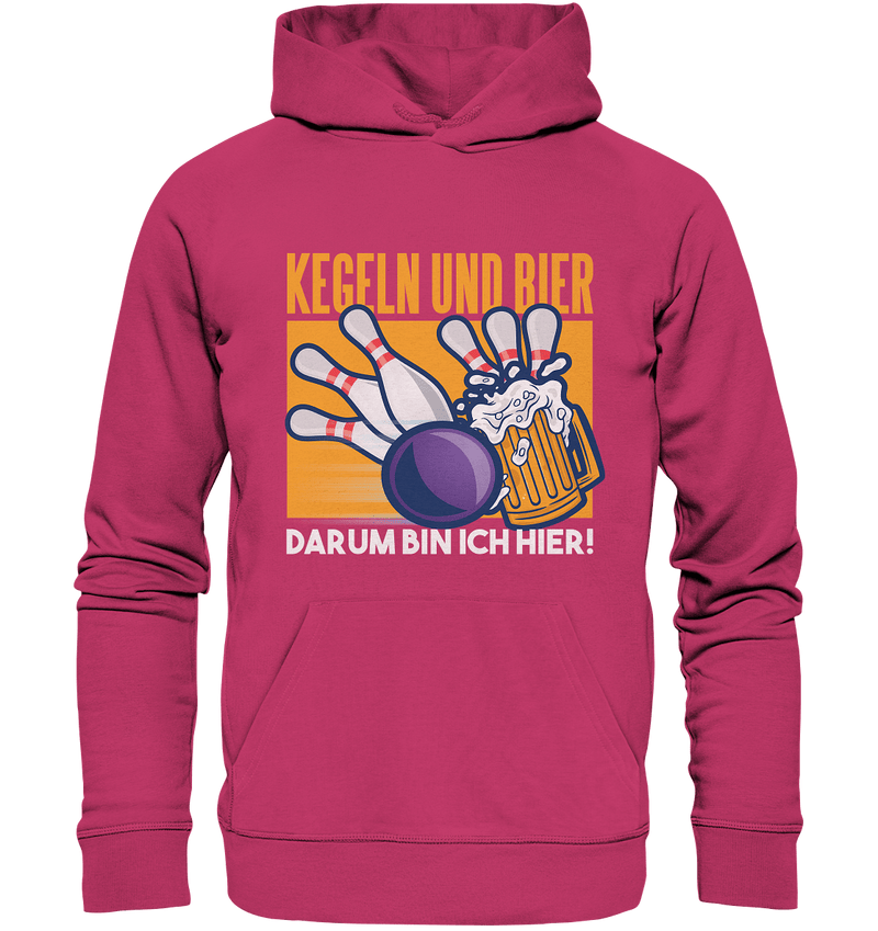 Kegeln und Bier - Organic Basic Hoodie - Objectzz