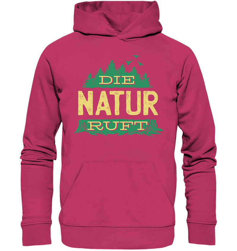 Die Natur ruft - Organic Basic Hoodie - Objectzz