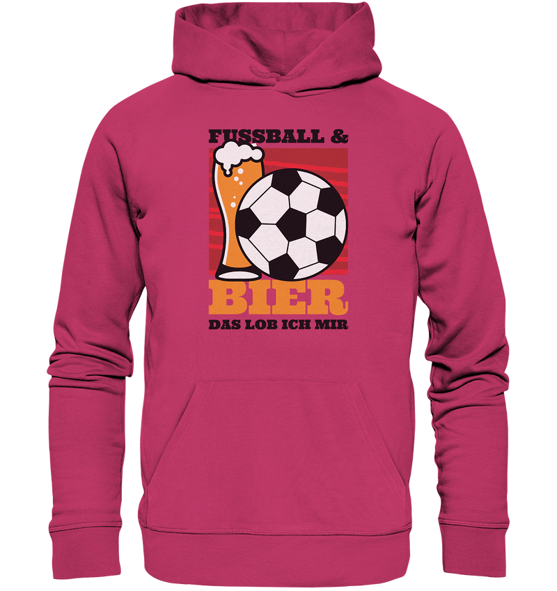 Fußball und Bier - Organic Basic Hoodie - Objectzz