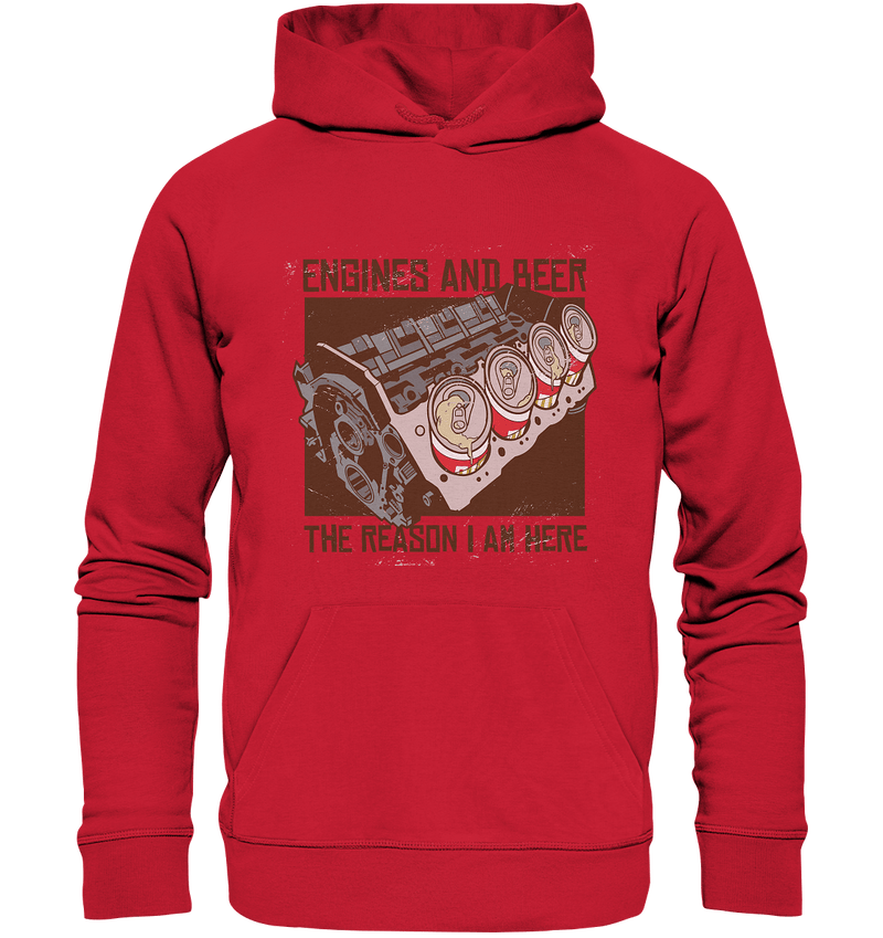 Engines and Bier - Organic Basic Hoodie - Objectzz