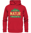 Die Natur ruft - Organic Basic Hoodie - Objectzz