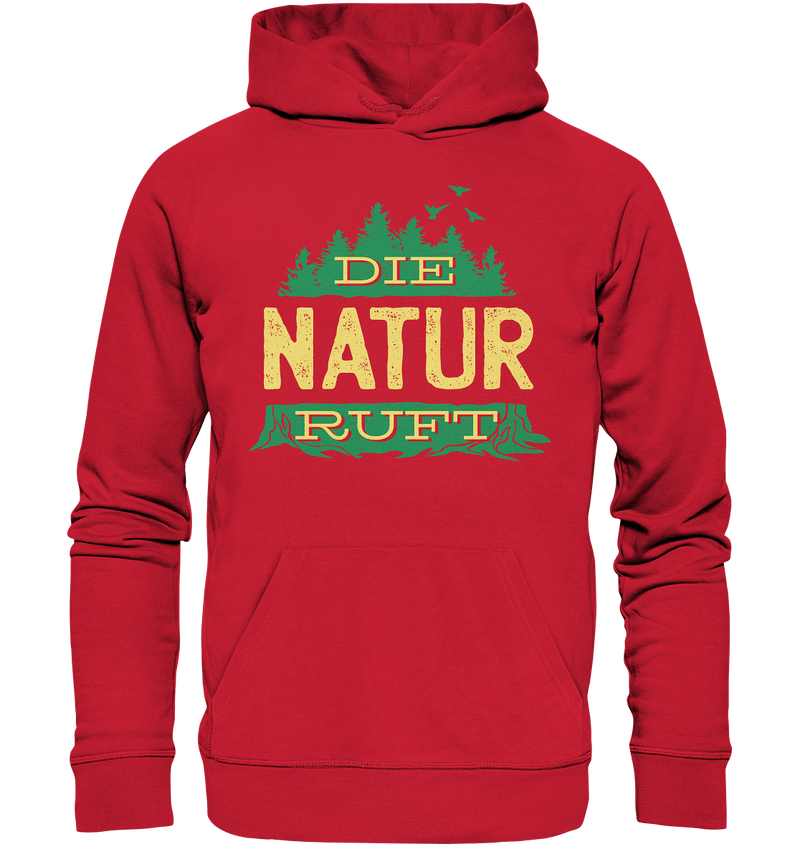 Die Natur ruft - Organic Basic Hoodie - Objectzz