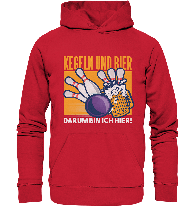 Kegeln und Bier - Organic Basic Hoodie - Objectzz